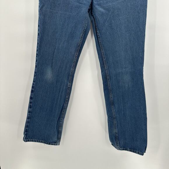 Harley Davidson Jeans Womens 12 Long Blue Boot Cut Biker Moto Grunge Denim - Picture 3 of 16